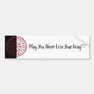  Vegvisir (Reddish) Bumper Sticker