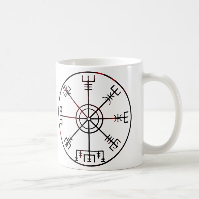 Vegvisir runic compass coffee mug (Right)