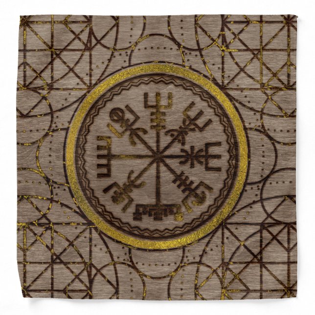 Vegvisir. The Magic Navigation Viking Compass Bandana (Front)