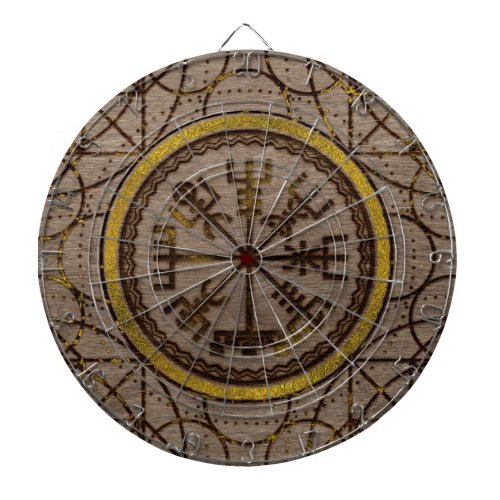 Vegvisir The Magic Navigation Viking Compass Dartboard