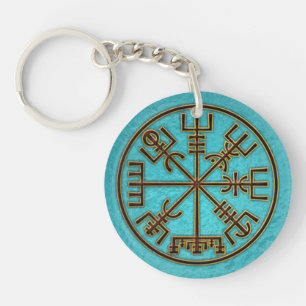 Vegvisir. The Magic Navigation Viking Compass Keychain