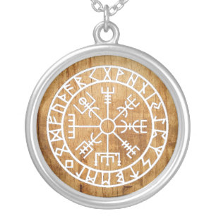 Vegvisir, The Viking Compass Silver Plated Necklace