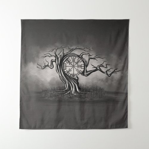 Vegvisir Tree Tapestry