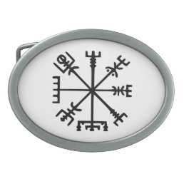 Vegv&#237;sir (Viking Compass) Belt Buckle