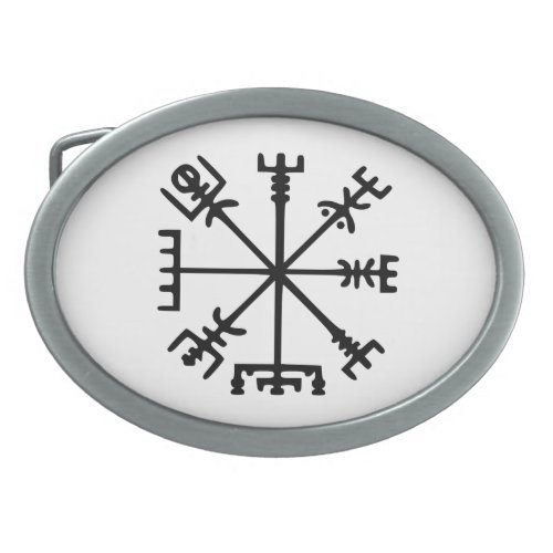 Vegvsir Viking Compass Belt Buckle