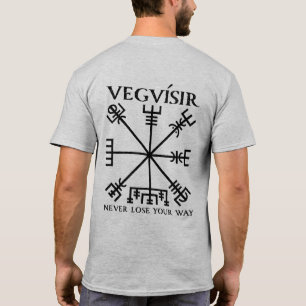 Vegvisir "Viking compass" (black) T-Shirt