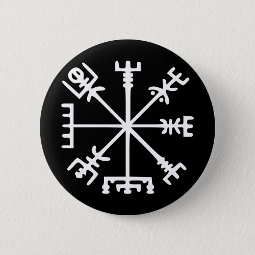 Vegvsir Viking Compass Button