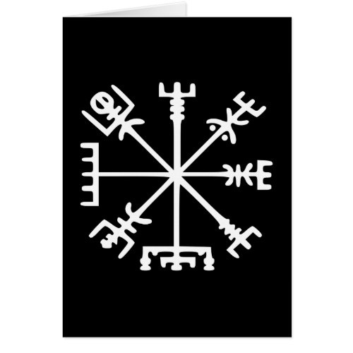 Vegvsir Viking Compass Card