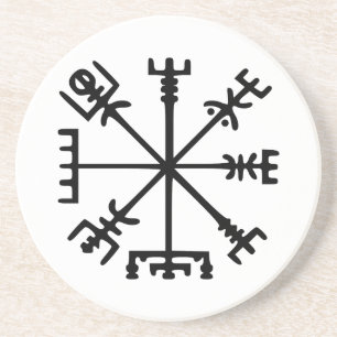 Vegvísir (Viking Compass) Coaster