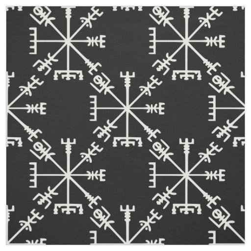 Vegvísir (Viking Compass) Fabric
