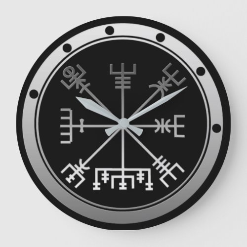 Vegvisir Viking Compass Large Clock