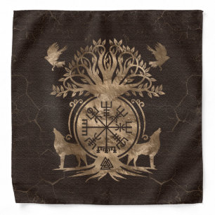 Vegvisir - Viking Compass Ornament Bandana