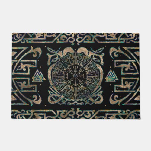 Vegvisir _ Viking Compass Ornament Doormat
