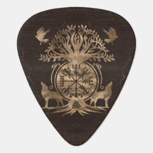Vegvisir - Viking Compass Ornament Guitar Pick