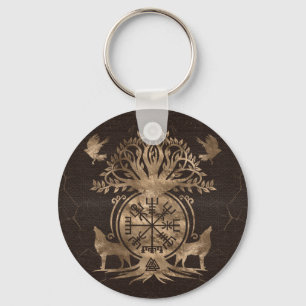 Vegvisir - Viking Compass Ornament Keychain