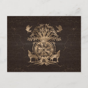 Vegvisir - Viking Compass Ornament Postcard