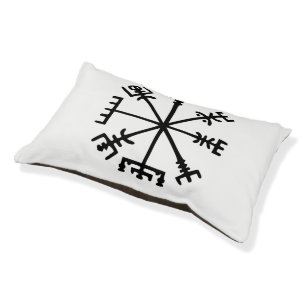 Vegvísir (Viking Compass) Pet Bed