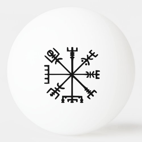 Vegvsir Viking Compass Ping Pong Ball