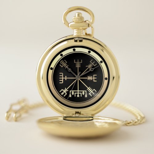 Vegvisir Viking Compass Pocket Watch
