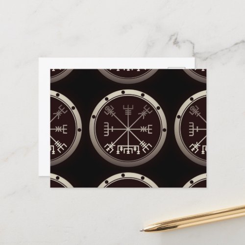 Vegvisir Viking Compass Postcard