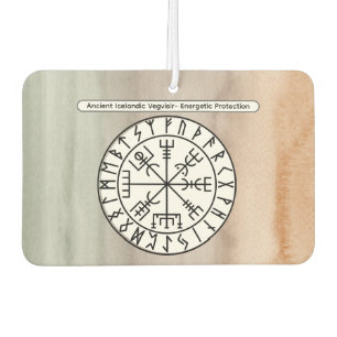 Vegvisir Viking Compass Symbol Design Air Freshener