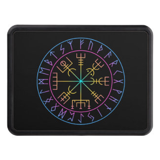 Vegvisir Viking Compass Symbol Design Hitch Cover