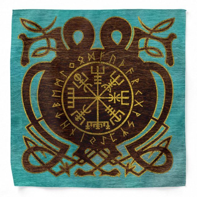Vegvisir - Viking  Navigation Compass Bandana (Front)