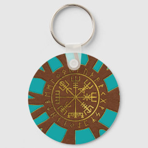 Vegvisir - Viking  Navigation Compass Keychain