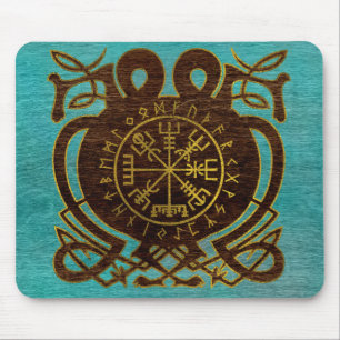 Vegvisir - Viking Navigation Compass Mouse Pad