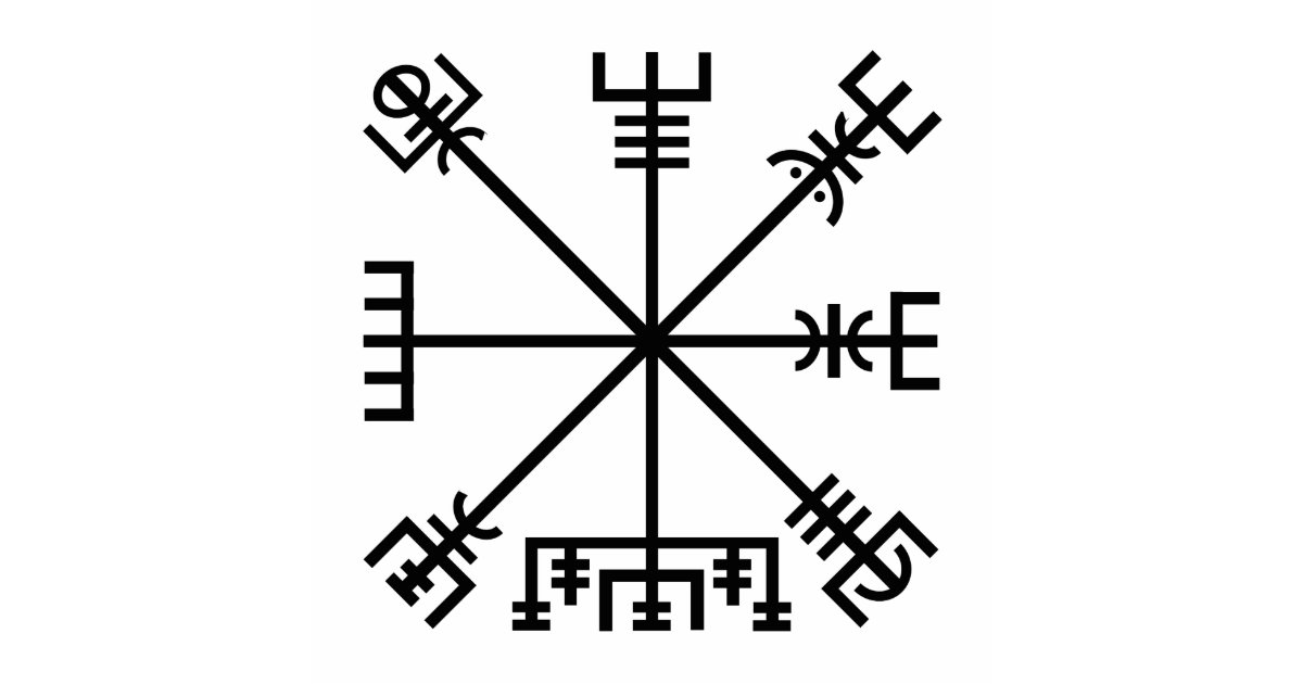 Vegvisir Viking Symbol Cutout | Zazzle