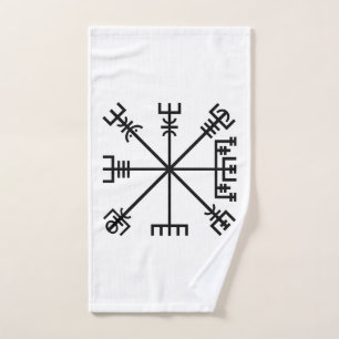 Vegvisir Viking Symbol Hand Towel
