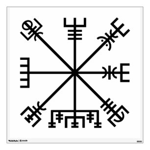 Vegvisir Viking Symbol Wall Decal