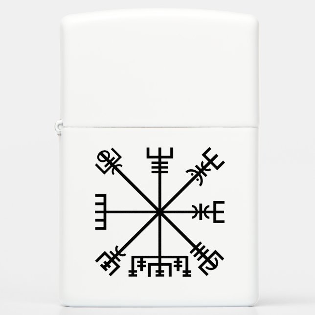 Vegvisir Viking Symbol Zippo Lighter (Front)