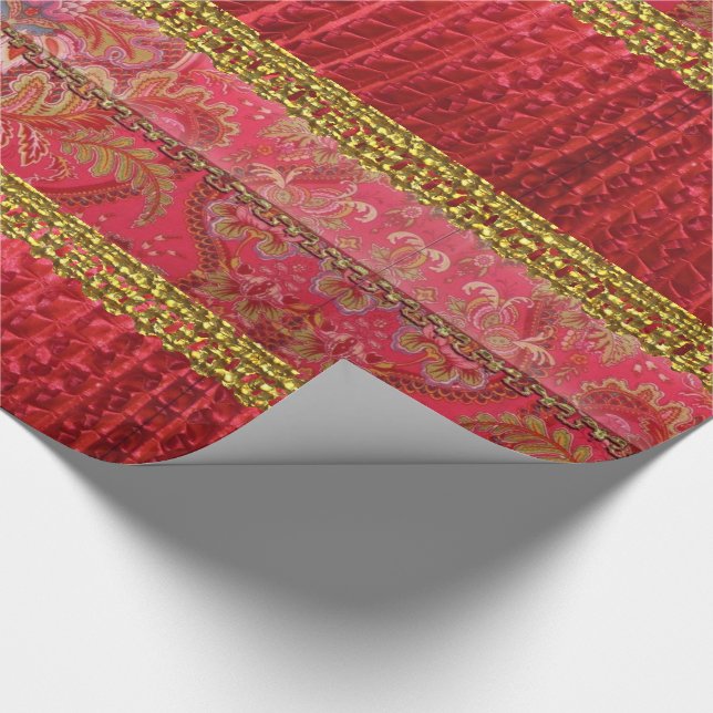 Vehalantine Elegant Beautiful Holiday Wrapping Paper (Corner)