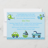 Vehicle Baby Shower Invitation (Front)