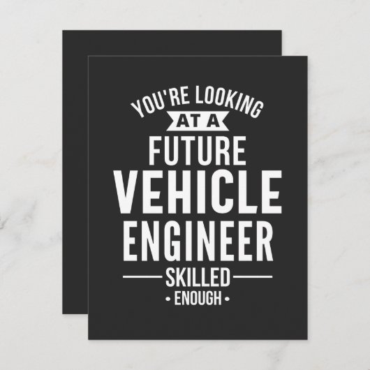 Vehicle engineer gift (Front/Back)