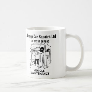 Vehicle Maintenance. Garage Mechanic Coffee Mug