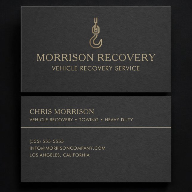 Vehicle Recovery Service Business Card (Creator Uploaded)