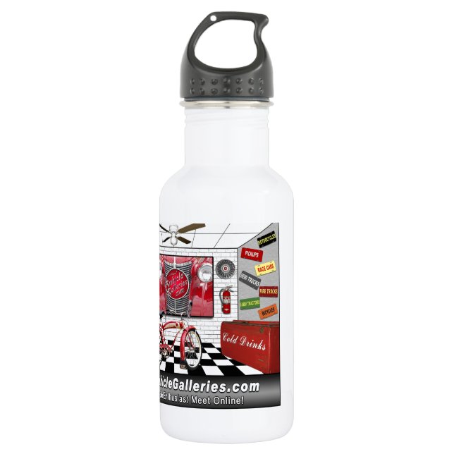 VehicleGalleries.com Water Bottle (Front)