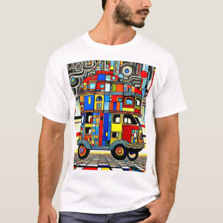 Vehicles on wheels 7 T-Shirt