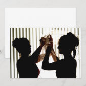 Veil Adjust Bride Outline Photograph Design (Front/Back)