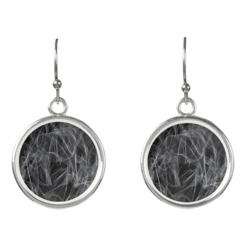 Veil like a X_ray image       Earrings