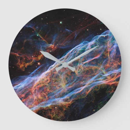 Veil Nebula Large Clock