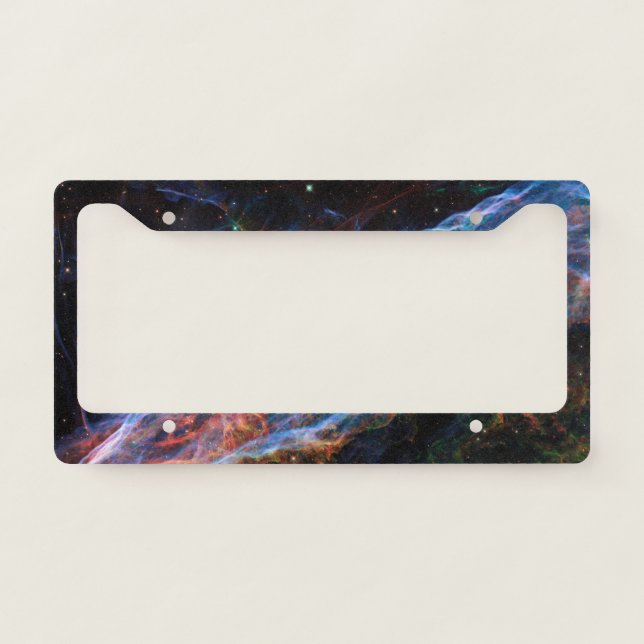 Veil Nebula License Plate Frame (Front)