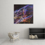 Veil Nebula Supernova Remnant Square Canvas Print