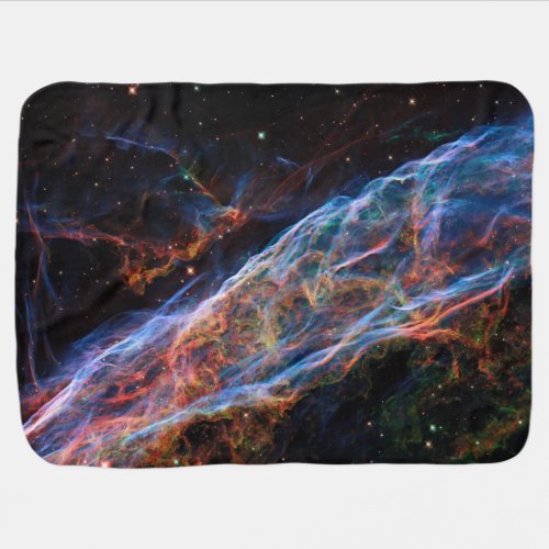 Veil Nebula Supernova Remnants Hubble Telescope Baby Blanket