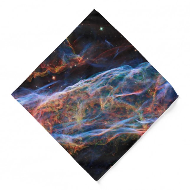 Veil Nebula Supernova Remnants Hubble Telescope Bandana (Front)