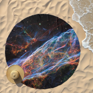 Veil Nebula Supernova Remnants Hubble Telescope Beach Towel