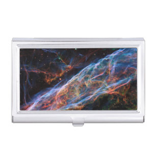 Veil Nebula Supernova Remnants Hubble Telescope Business Card Case