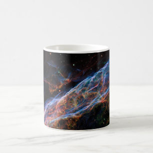 Veil Nebula Supernova Remnants Hubble Telescope Color Morph Mug